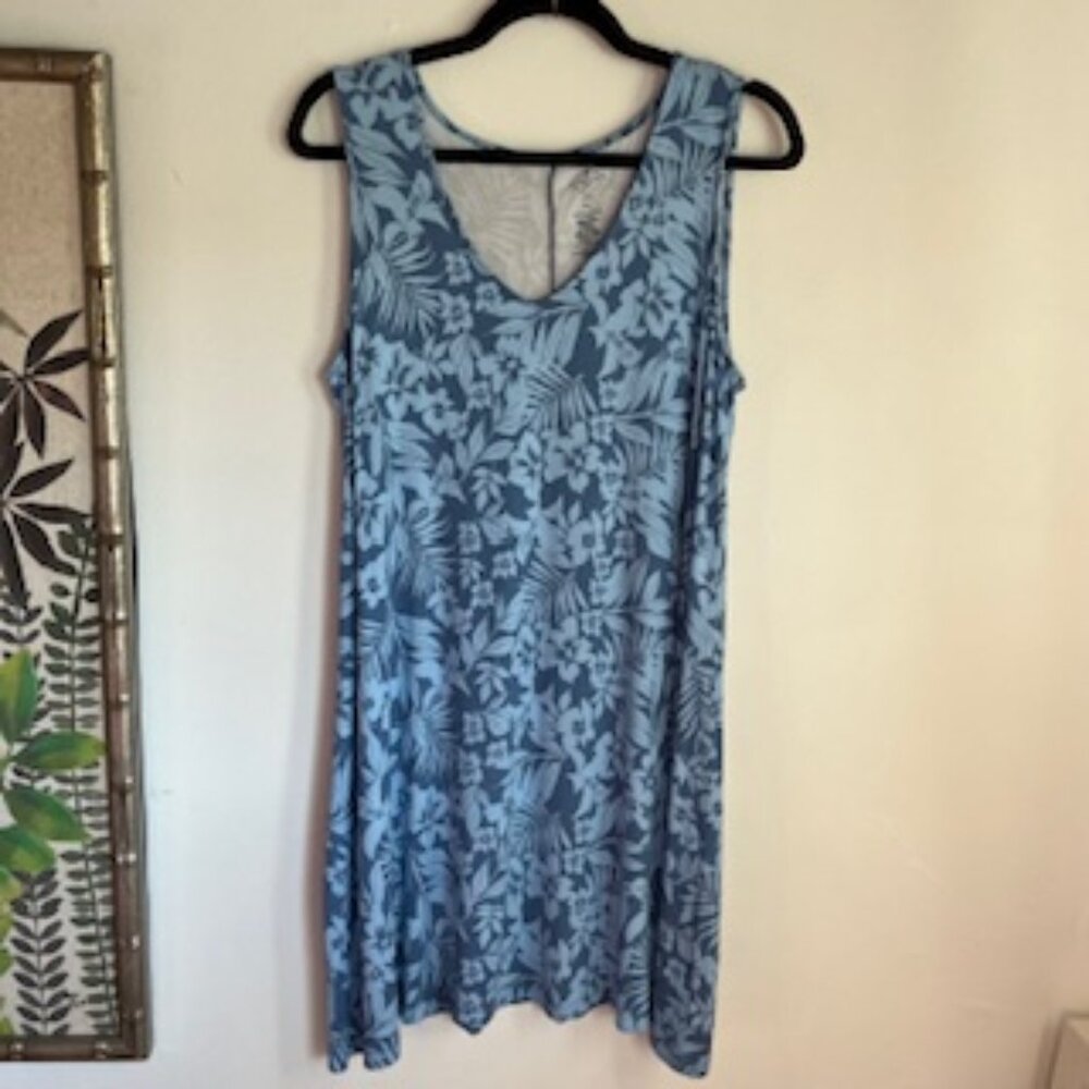 🧡3/15 St John's Bay Floral Tropical Mini Dress Women's PL